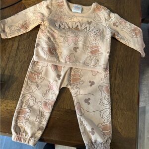 Minnie Mouse pants outfit